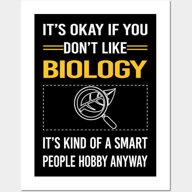 Funny Smart People Biology Wall Art by Happy Life